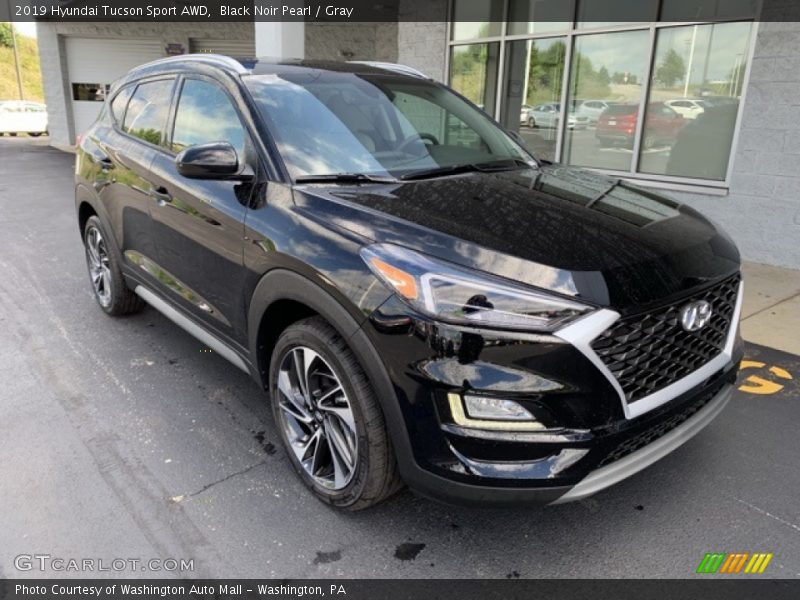 Black Noir Pearl / Gray 2019 Hyundai Tucson Sport AWD