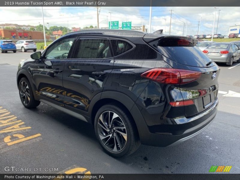 Black Noir Pearl / Gray 2019 Hyundai Tucson Sport AWD