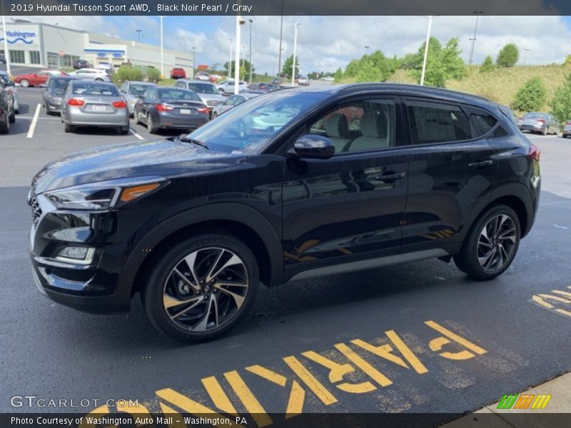 Black Noir Pearl / Gray 2019 Hyundai Tucson Sport AWD