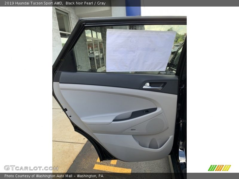 Black Noir Pearl / Gray 2019 Hyundai Tucson Sport AWD