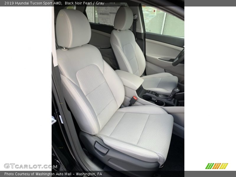 Black Noir Pearl / Gray 2019 Hyundai Tucson Sport AWD