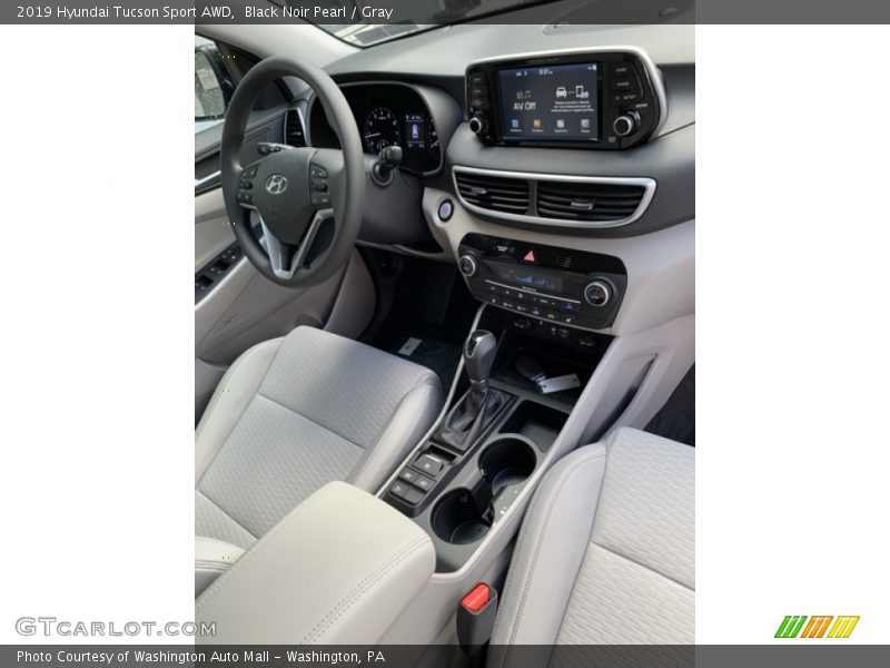 Black Noir Pearl / Gray 2019 Hyundai Tucson Sport AWD