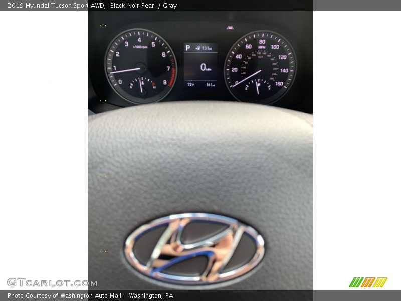 Black Noir Pearl / Gray 2019 Hyundai Tucson Sport AWD