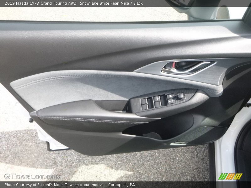 Snowflake White Pearl Mica / Black 2019 Mazda CX-3 Grand Touring AWD