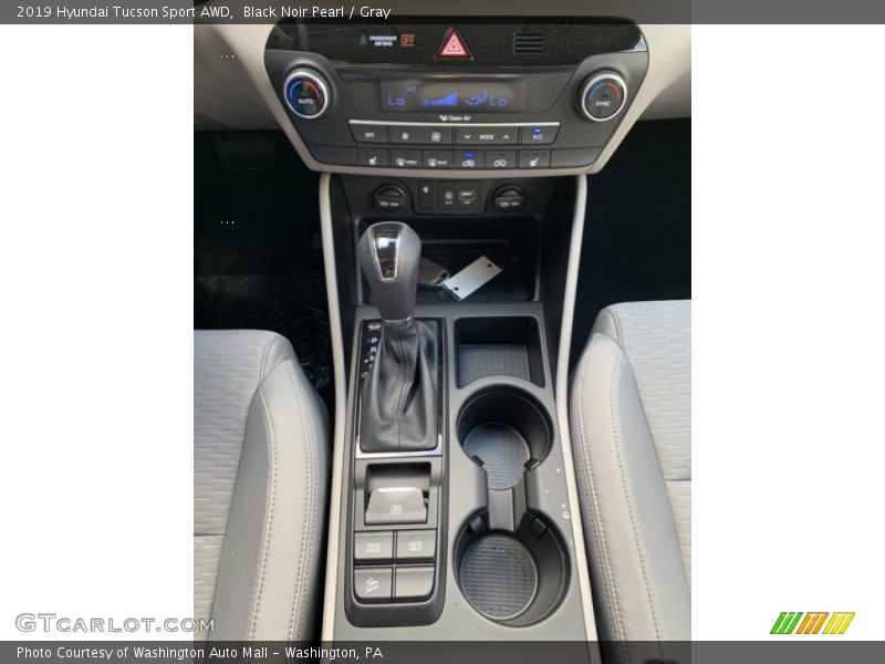 Black Noir Pearl / Gray 2019 Hyundai Tucson Sport AWD