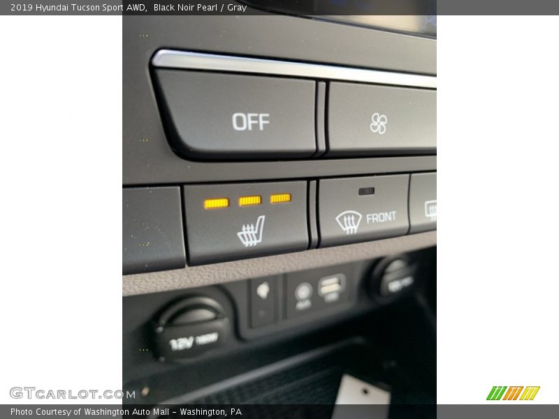 Black Noir Pearl / Gray 2019 Hyundai Tucson Sport AWD