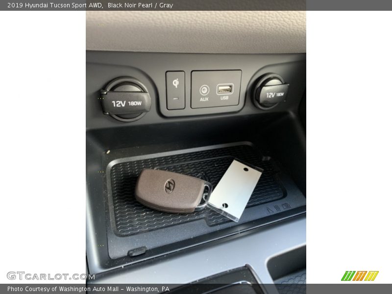 Black Noir Pearl / Gray 2019 Hyundai Tucson Sport AWD