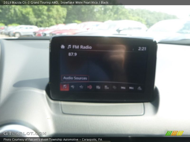 Snowflake White Pearl Mica / Black 2019 Mazda CX-3 Grand Touring AWD