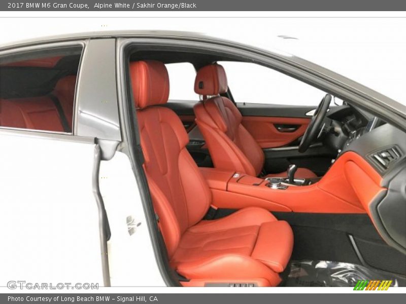  2017 M6 Gran Coupe Sakhir Orange/Black Interior