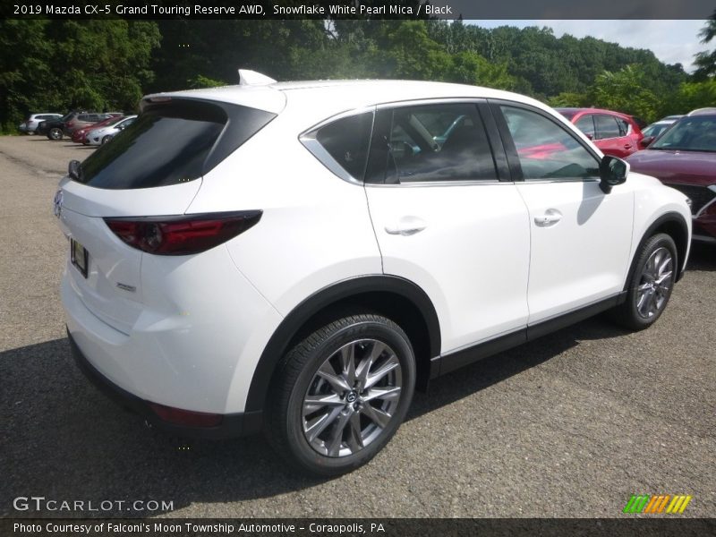 Snowflake White Pearl Mica / Black 2019 Mazda CX-5 Grand Touring Reserve AWD