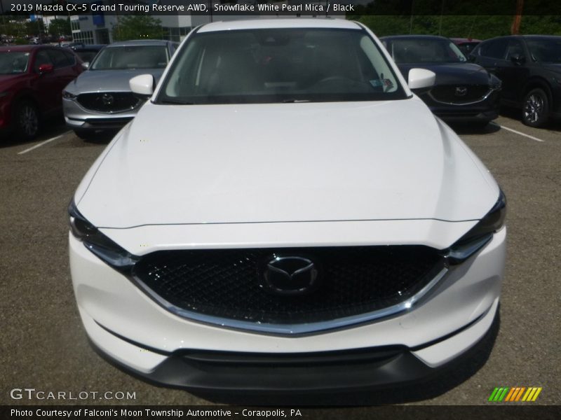 Snowflake White Pearl Mica / Black 2019 Mazda CX-5 Grand Touring Reserve AWD