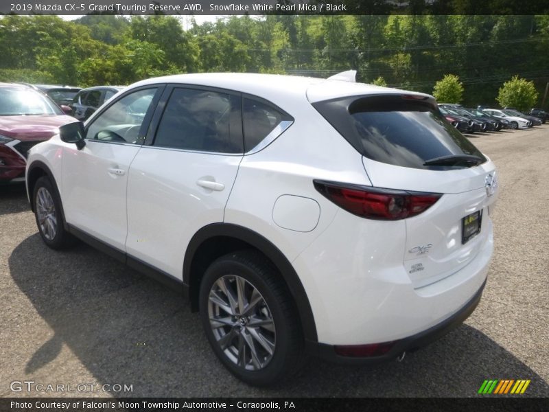 Snowflake White Pearl Mica / Black 2019 Mazda CX-5 Grand Touring Reserve AWD