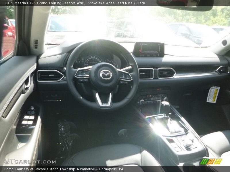 Snowflake White Pearl Mica / Black 2019 Mazda CX-5 Grand Touring Reserve AWD
