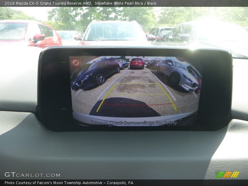 Snowflake White Pearl Mica / Black 2019 Mazda CX-5 Grand Touring Reserve AWD