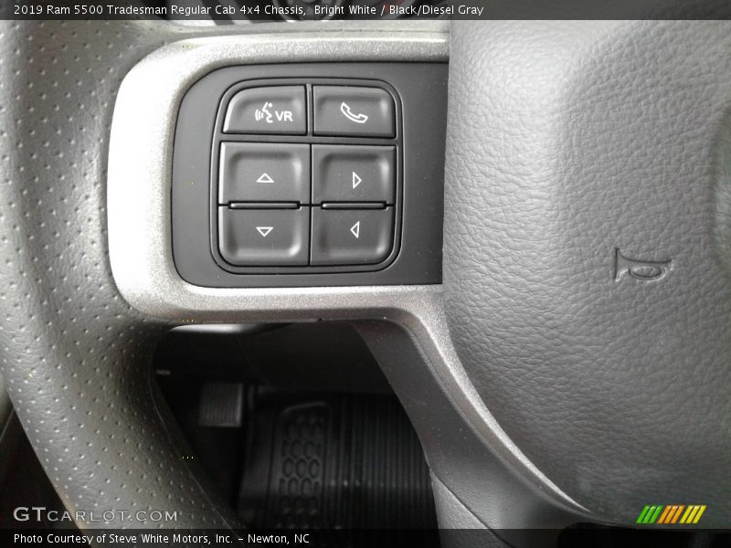 Bright White / Black/Diesel Gray 2019 Ram 5500 Tradesman Regular Cab 4x4 Chassis