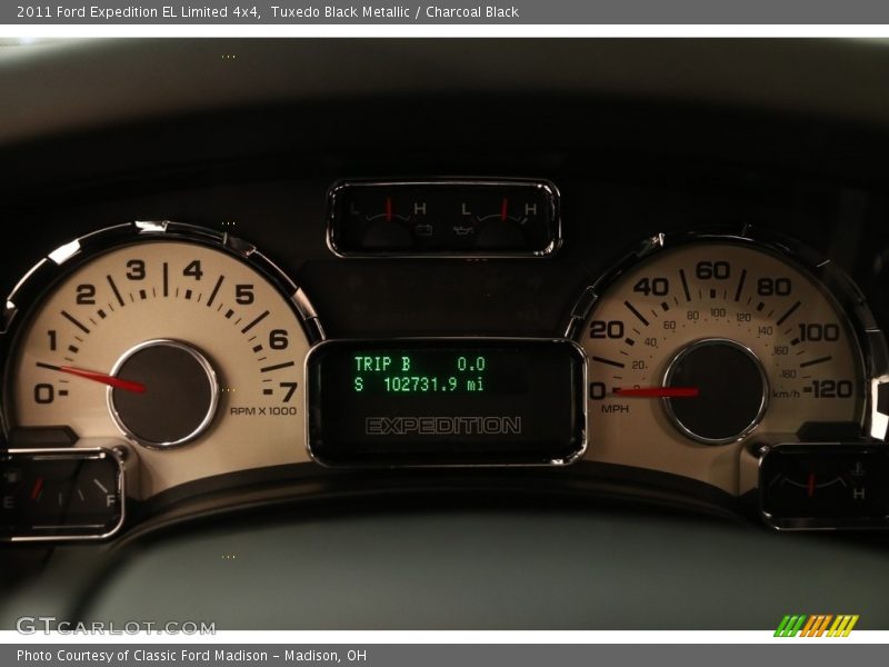 Tuxedo Black Metallic / Charcoal Black 2011 Ford Expedition EL Limited 4x4