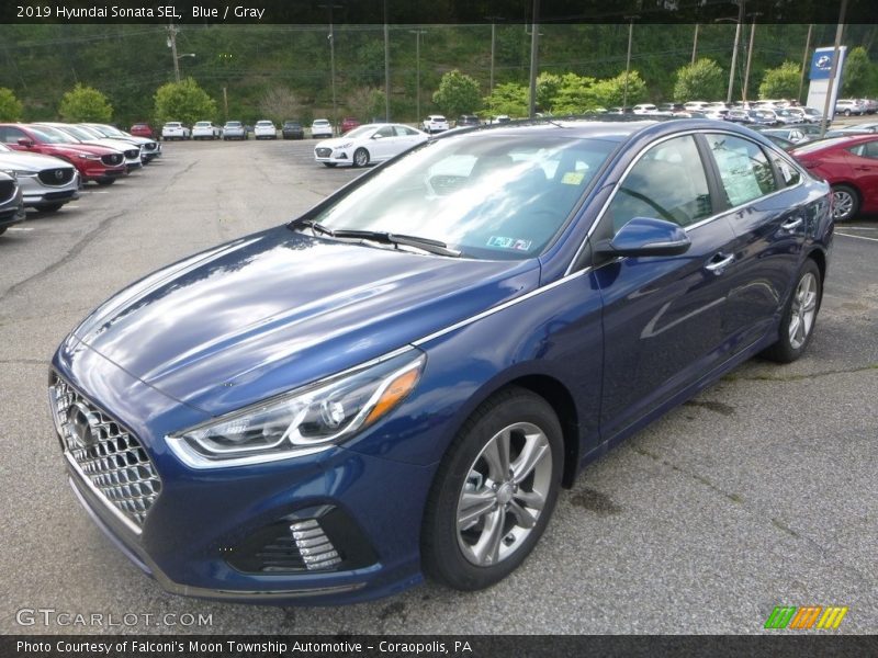 Blue / Gray 2019 Hyundai Sonata SEL