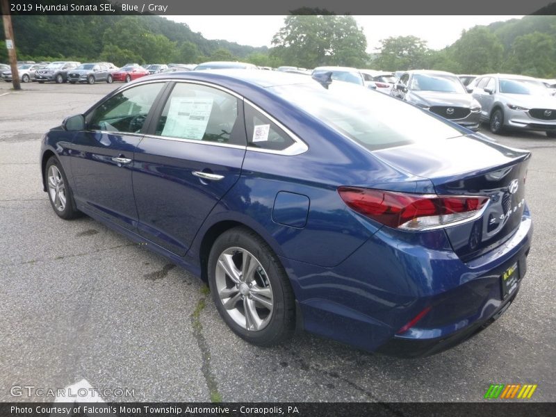 Blue / Gray 2019 Hyundai Sonata SEL