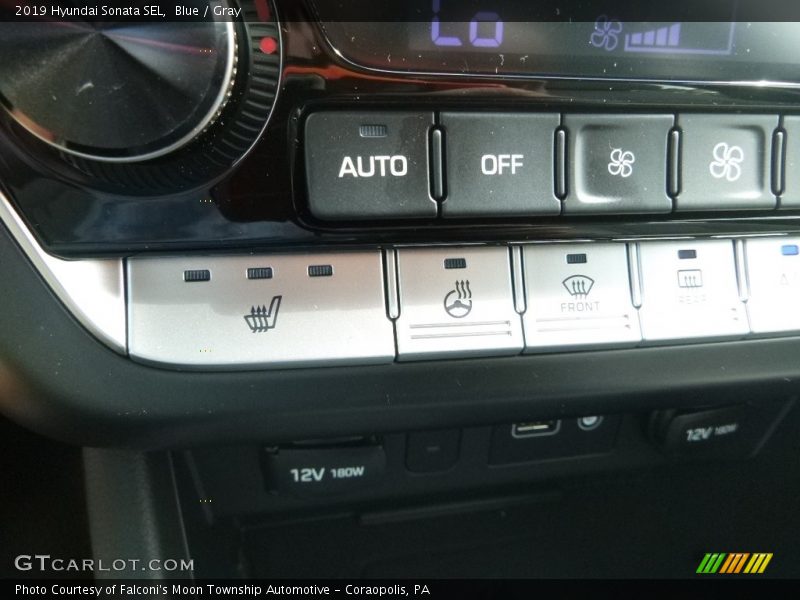 Blue / Gray 2019 Hyundai Sonata SEL