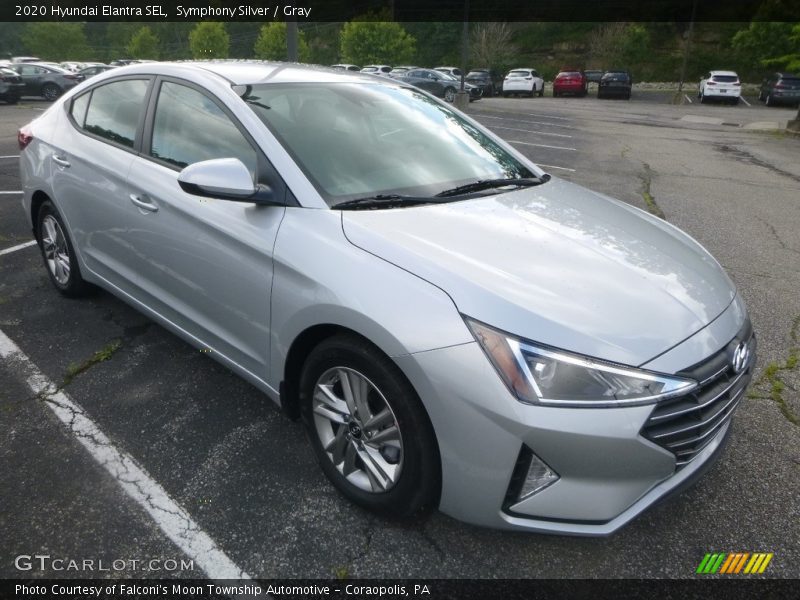 Symphony Silver / Gray 2020 Hyundai Elantra SEL