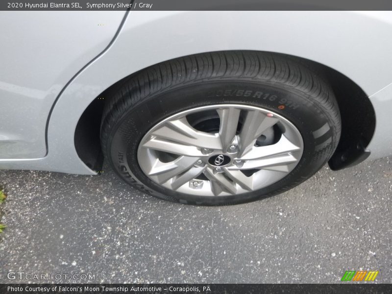 Symphony Silver / Gray 2020 Hyundai Elantra SEL