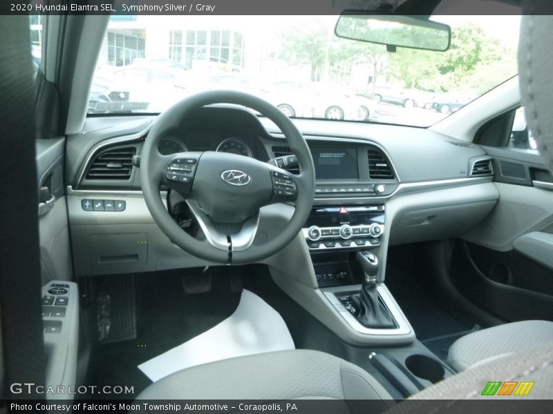 Symphony Silver / Gray 2020 Hyundai Elantra SEL
