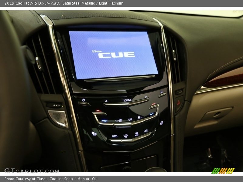 Satin Steel Metallic / Light Platinum 2019 Cadillac ATS Luxury AWD