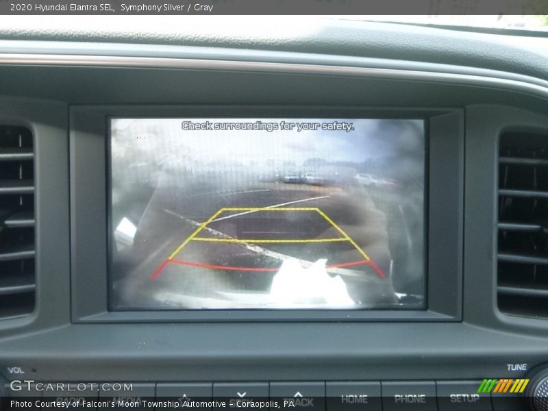 Symphony Silver / Gray 2020 Hyundai Elantra SEL
