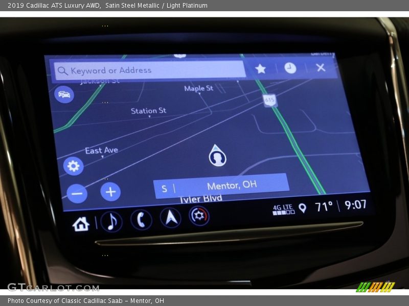 Navigation of 2019 ATS Luxury AWD