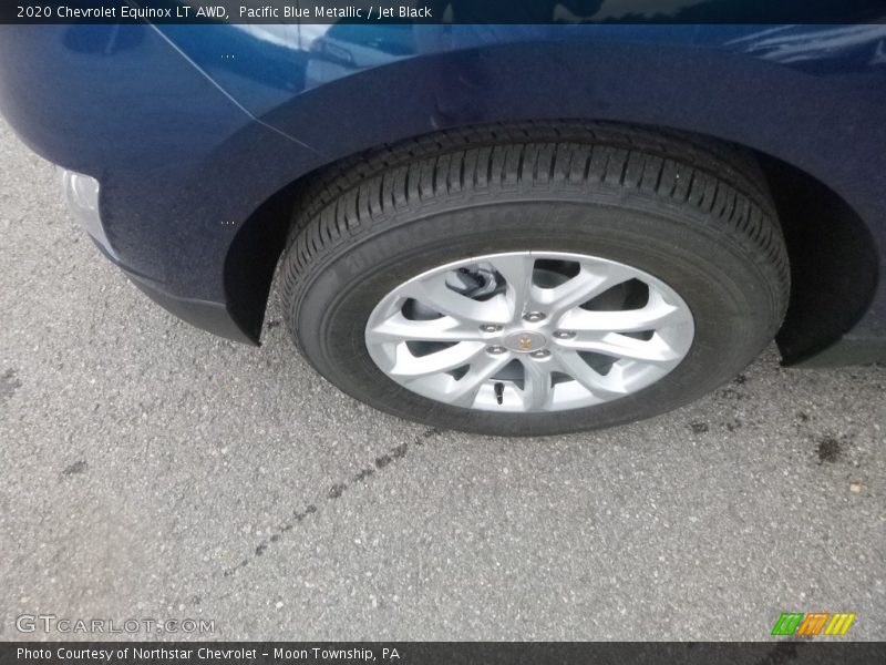 Pacific Blue Metallic / Jet Black 2020 Chevrolet Equinox LT AWD