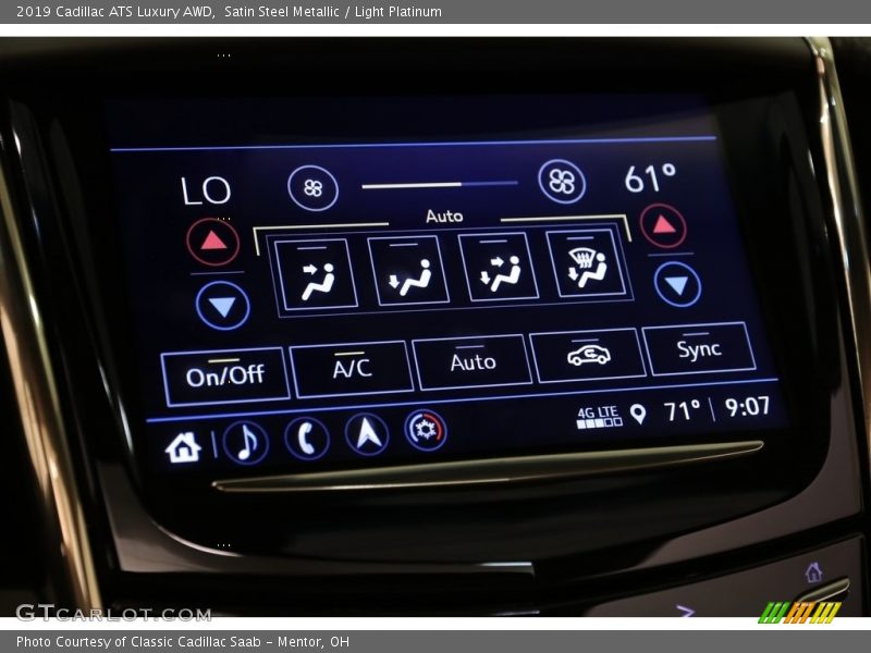 Controls of 2019 ATS Luxury AWD