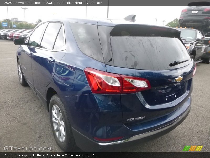 Pacific Blue Metallic / Jet Black 2020 Chevrolet Equinox LT AWD