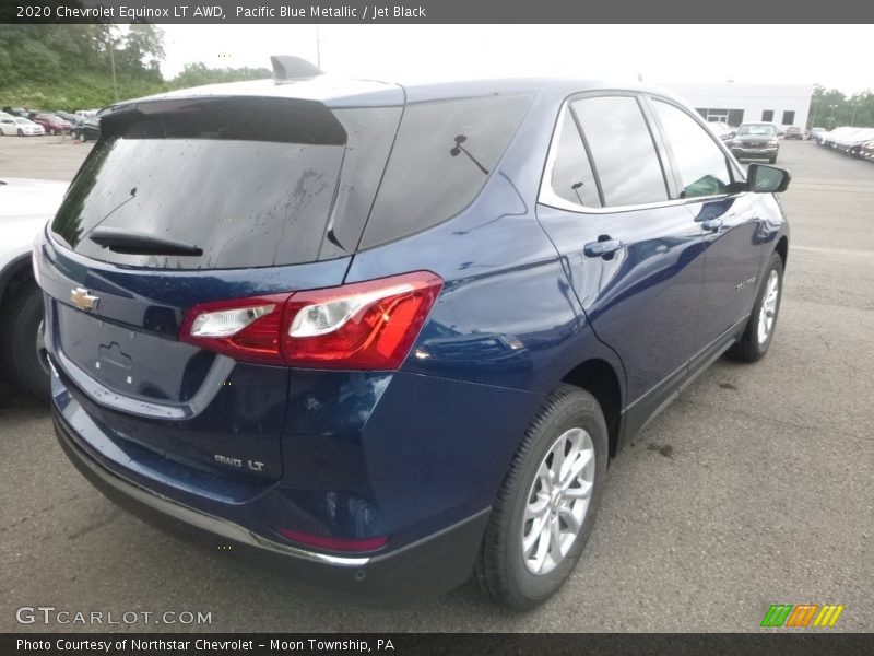 Pacific Blue Metallic / Jet Black 2020 Chevrolet Equinox LT AWD