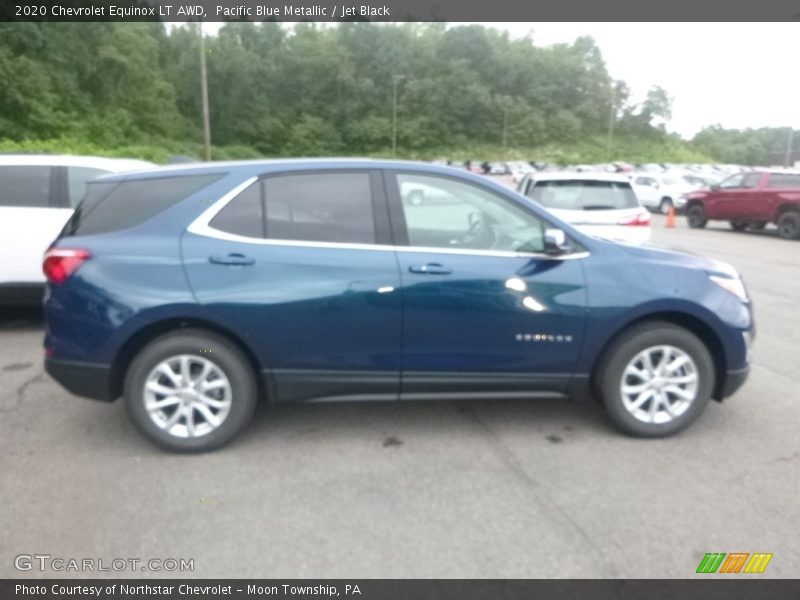 Pacific Blue Metallic / Jet Black 2020 Chevrolet Equinox LT AWD