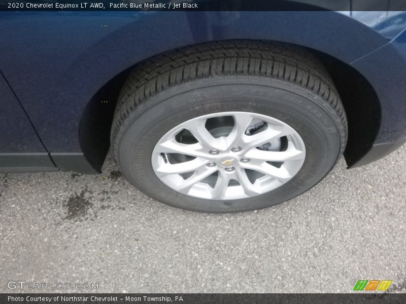 Pacific Blue Metallic / Jet Black 2020 Chevrolet Equinox LT AWD