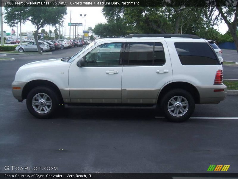 Oxford White / Medium Dark Parchment 2005 Mercury Mountaineer V6 AWD
