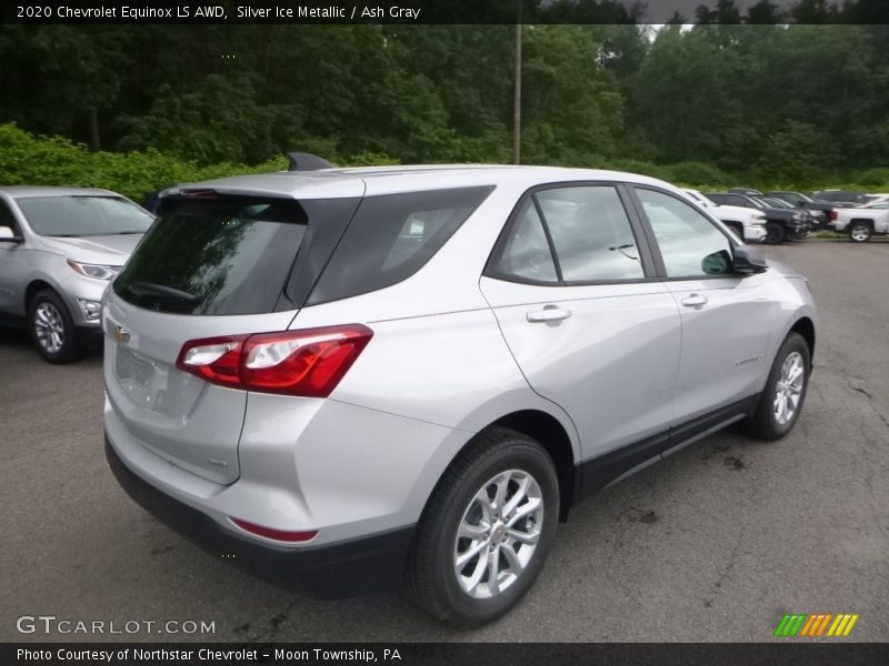 Silver Ice Metallic / Ash Gray 2020 Chevrolet Equinox LS AWD