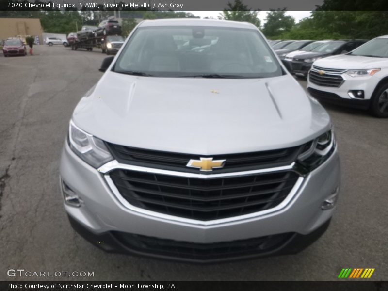 Silver Ice Metallic / Ash Gray 2020 Chevrolet Equinox LS AWD
