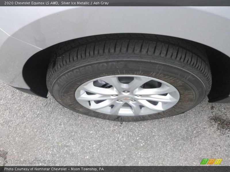 Silver Ice Metallic / Ash Gray 2020 Chevrolet Equinox LS AWD