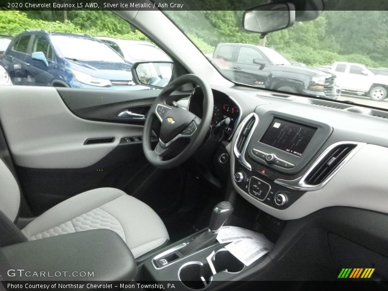 Silver Ice Metallic / Ash Gray 2020 Chevrolet Equinox LS AWD