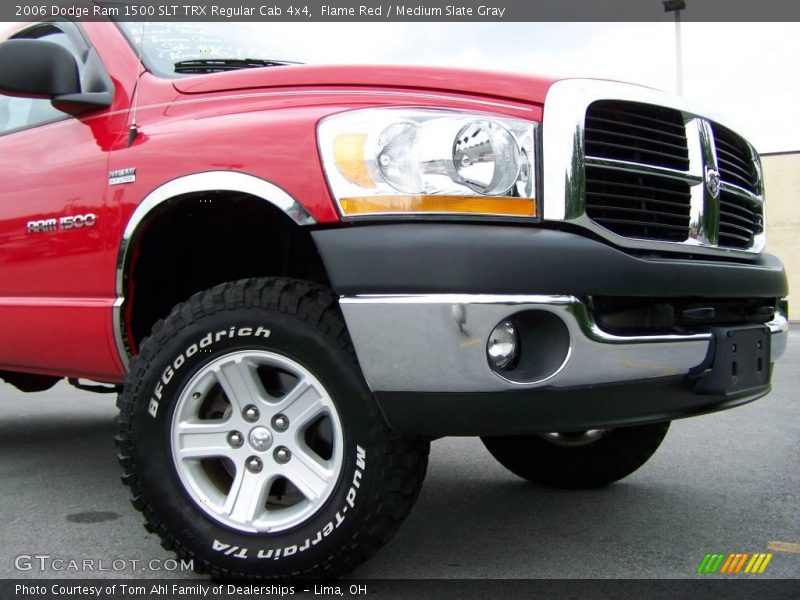 Flame Red / Medium Slate Gray 2006 Dodge Ram 1500 SLT TRX Regular Cab 4x4