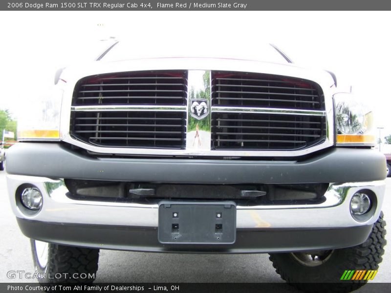 Flame Red / Medium Slate Gray 2006 Dodge Ram 1500 SLT TRX Regular Cab 4x4