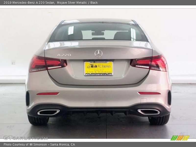 Mojave Silver Metallic / Black 2019 Mercedes-Benz A 220 Sedan