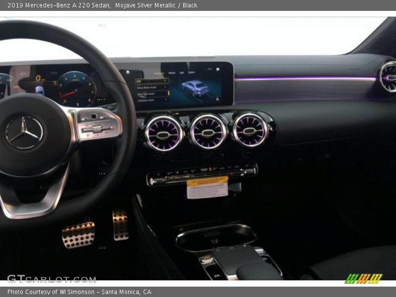 Mojave Silver Metallic / Black 2019 Mercedes-Benz A 220 Sedan