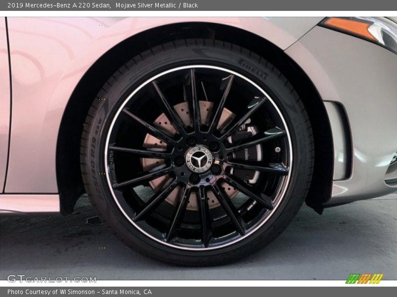 Mojave Silver Metallic / Black 2019 Mercedes-Benz A 220 Sedan
