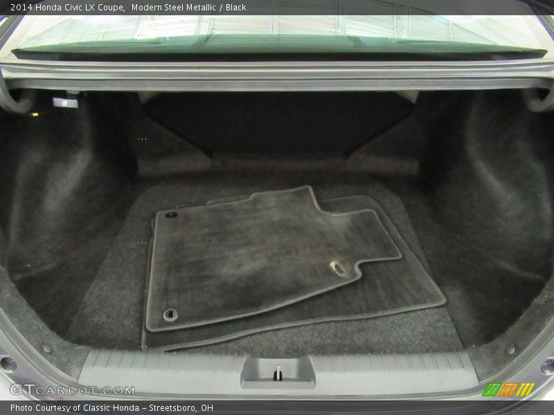 Modern Steel Metallic / Black 2014 Honda Civic LX Coupe