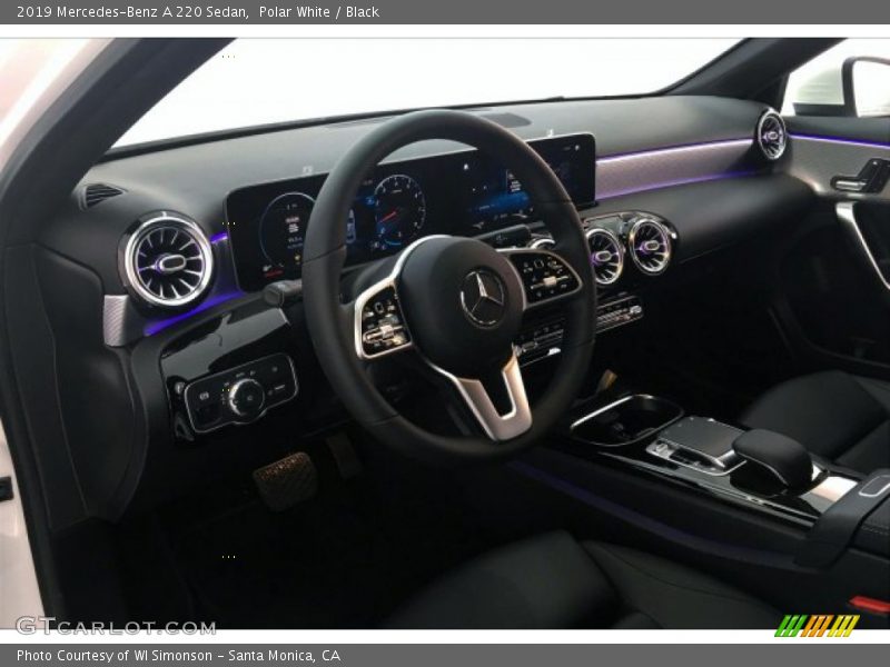 Polar White / Black 2019 Mercedes-Benz A 220 Sedan