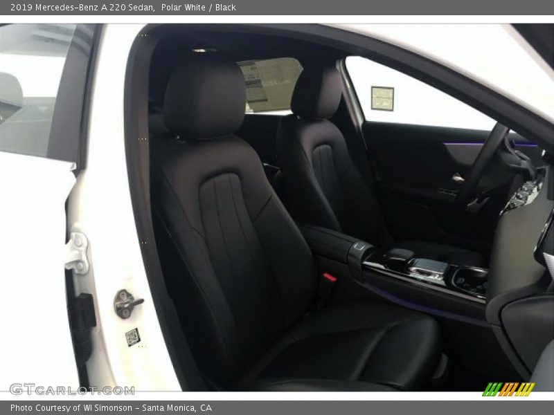 Polar White / Black 2019 Mercedes-Benz A 220 Sedan