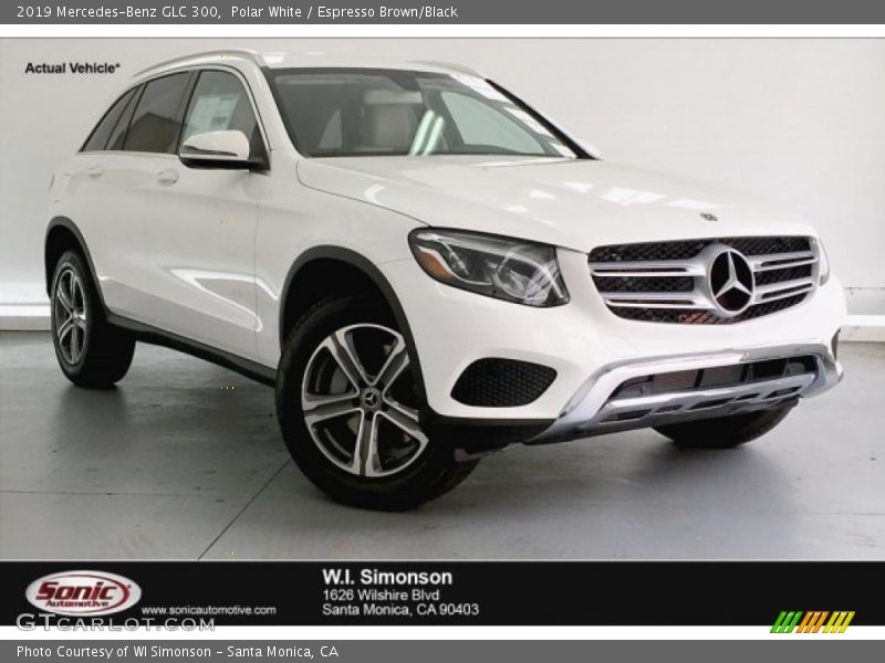 Polar White / Espresso Brown/Black 2019 Mercedes-Benz GLC 300