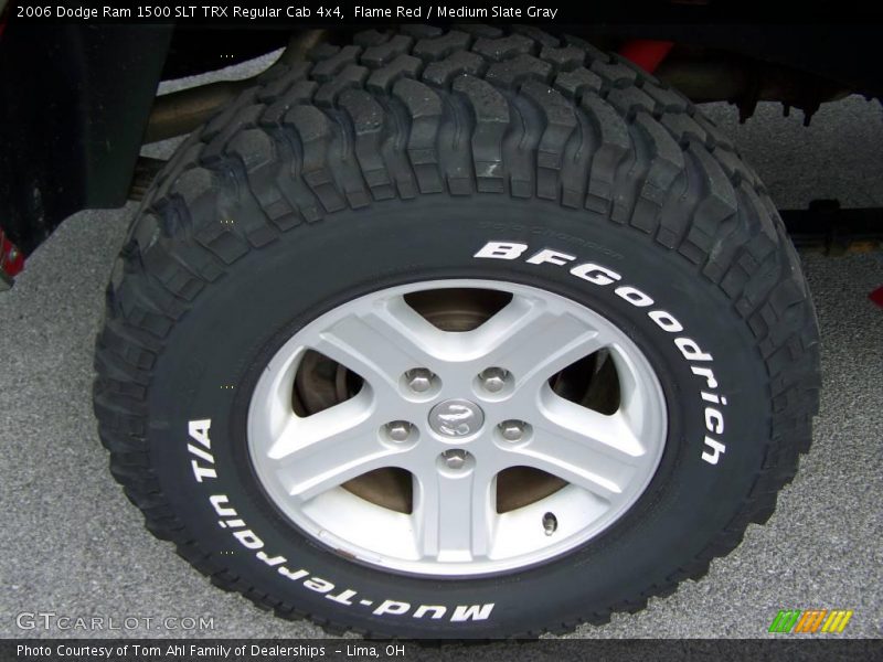 Flame Red / Medium Slate Gray 2006 Dodge Ram 1500 SLT TRX Regular Cab 4x4
